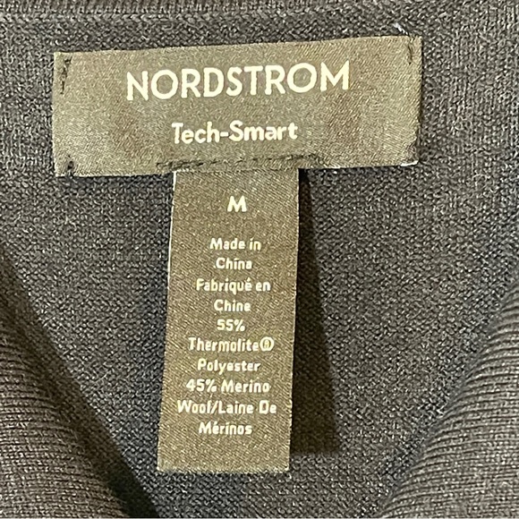 Nordstrom button up tech smart merino wool sweater NWT M - Picture 4 of 5